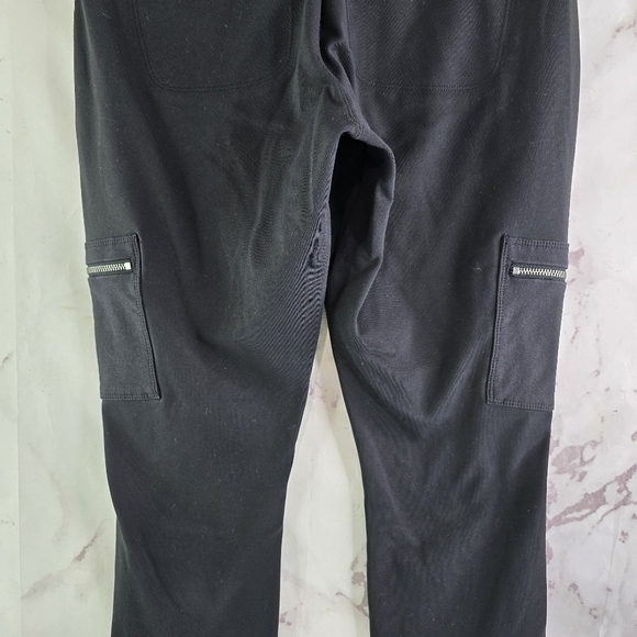 Athleta Jogger Womens 2 XS Black Headlands Hybrid Cargo Trek Pants Climbing Zip - Picture 7 of 14